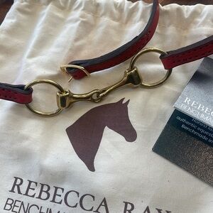 Rebecca Ray Snapple bit leather wrap bracelet